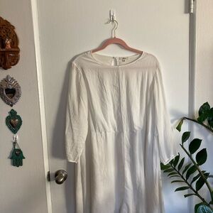 Wilfred White Long Sleeve Dress